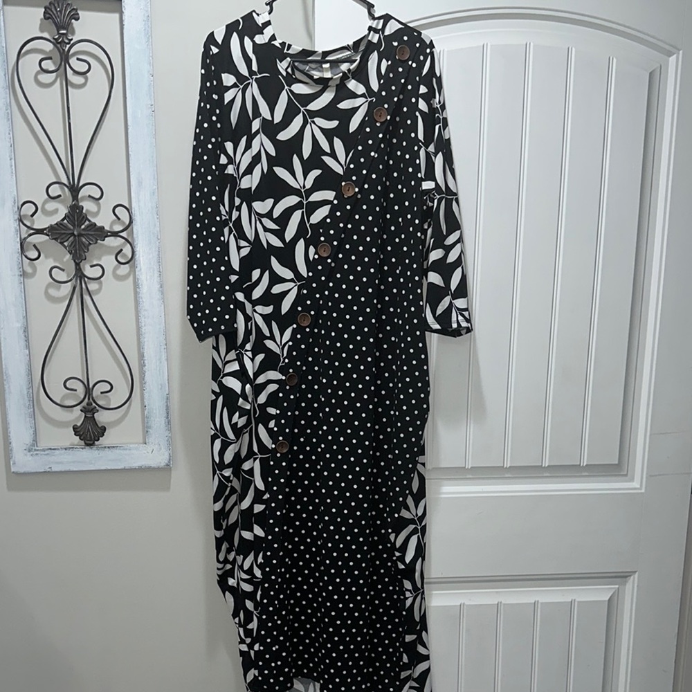 Polka dot bubble dress
